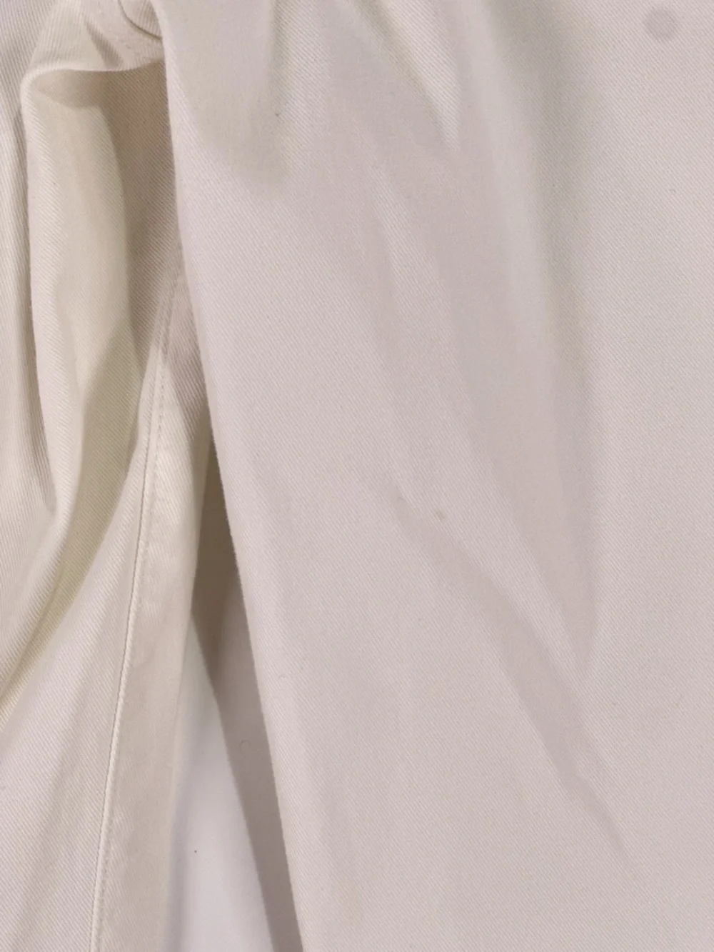 Spanx White Stretch Twill Cropped Wide Leg Pants Medium Petite